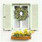 Eucalyptus Wreaths for Front Door - 24 Inch Yellow Daisy Wreath, Spring Summer Door Wreath for All Seasons for Indoor Outdoor Home Porch Wall Window Office Wedding Farmhouse Easter Decor